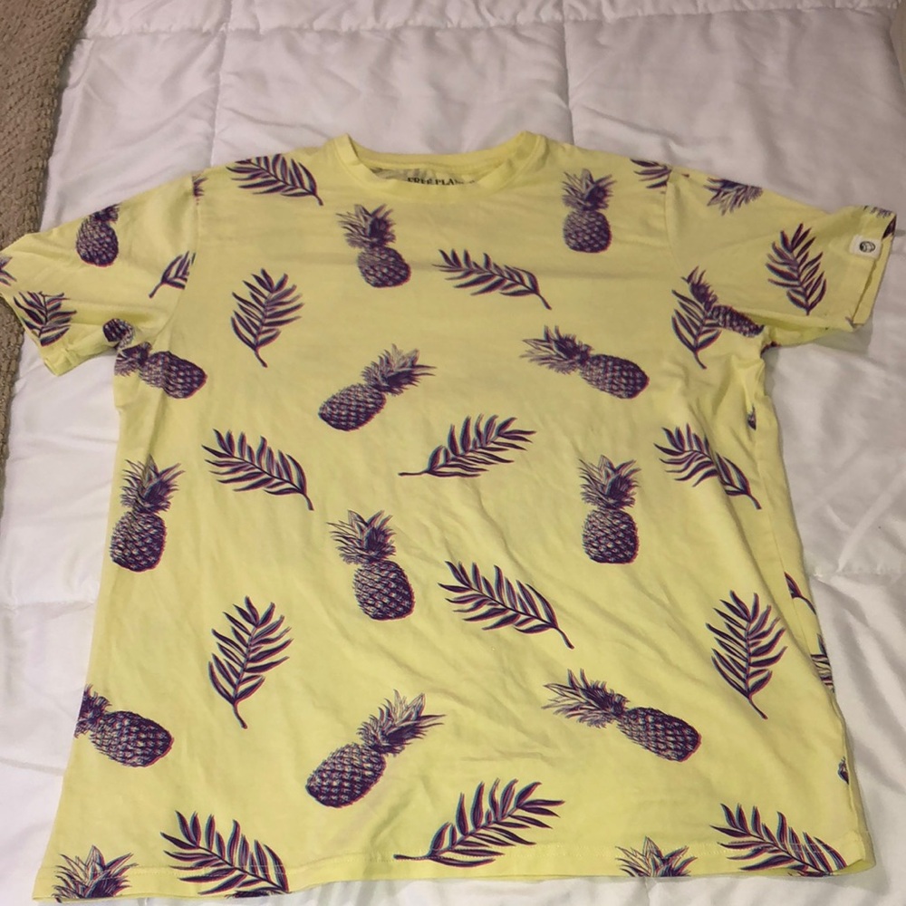 Free Planet Vibrant Yellow Tee